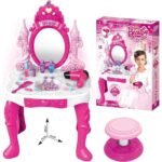 Table Makeup With Pink Chair Pink