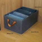 Cationic Steel Frame Storage Box Foldable Portable Cloth Clothes Organizer Basket 46x28x20 cm - Image 4
