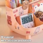 Kawaii Desktop Pen Holder Large-capacity Cute Stationery Storage Box Creative Cartoon Pencil Holder Ins Desk Organizer for Girls - Image 7