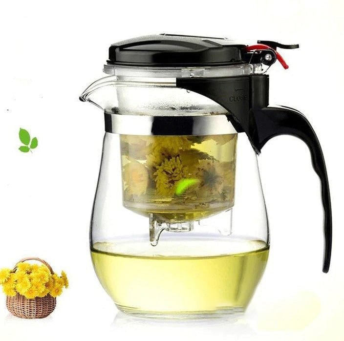 heat resistant glass teapot tea set kettle coffee glass tea pot kettles kitchen groups 1 350ml12oz