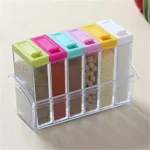 g3mK6Pcs Spice Shaker Jars W Tray Sealed Storage Bottle Seasoning Box Container Case for BBQ Cooktop scaled 1.webp