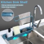 main image0Telescopic Sink Shelf Kitchen Sinks Organizer Soap Sponge Holder Sink Drain Rack Storage Basket Kitchen Gadgets 1.jpg