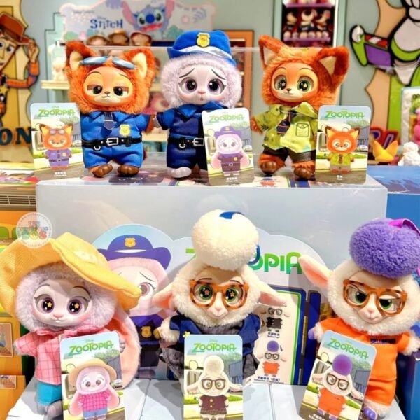 Miniso Zootopia Vinyl Plush Pendant Mystery Blind Box