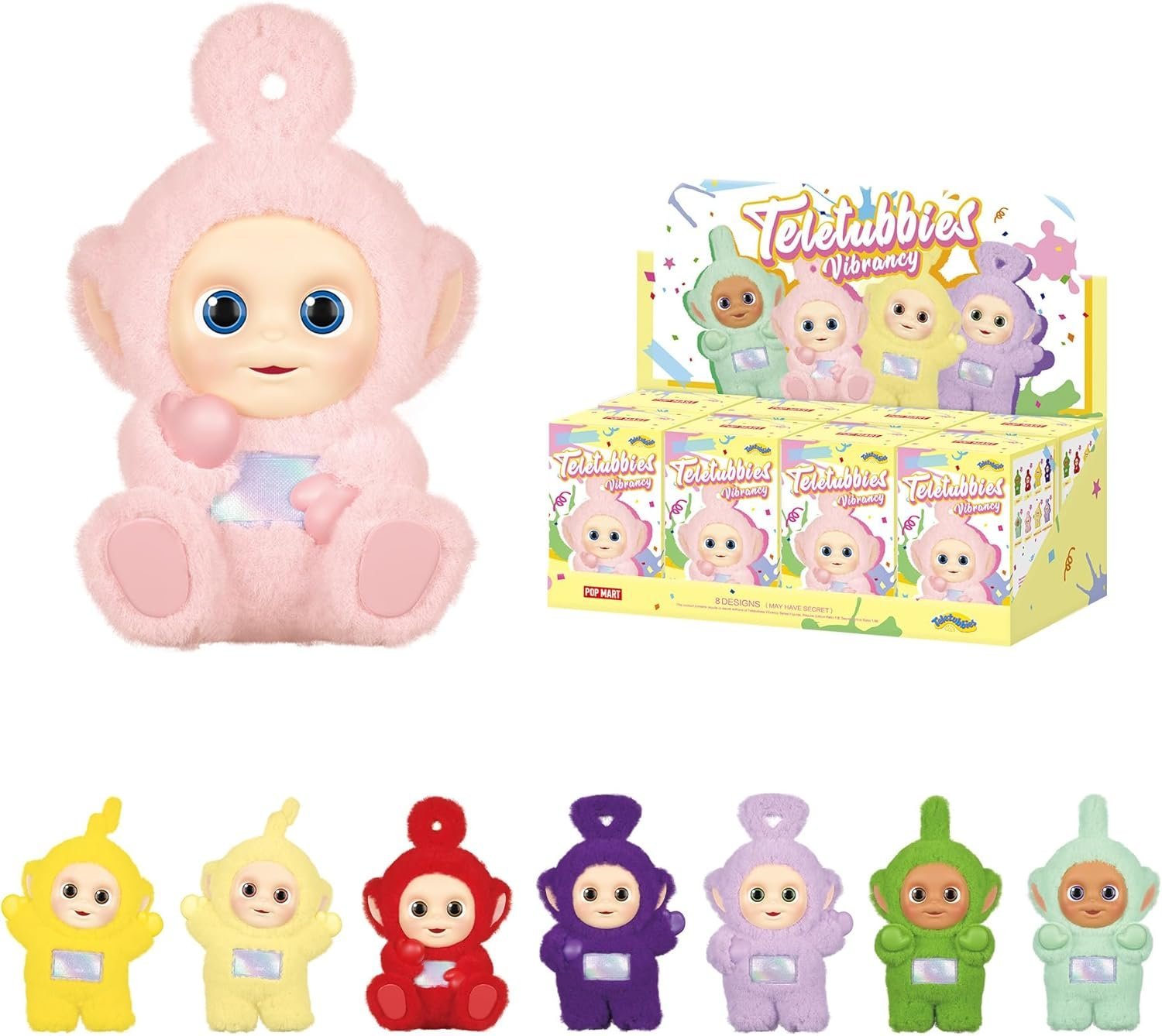 71aZn3HPakL._AC_SL1500_.jpg POP MART Teletubbies Vibrancy Series Figures, Blind Box Figures, Random Design Action Figures Collectible Toys Home Decorations, Single Box - Image 1