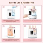 3-IN-1 Electric Makeup Brush Cleaner Machine and Dryer, SBMKK Automatic Make Up Brush Cleaner Tool, for All Size Brush Sponges Beauty Cosmetic Set - Image 3