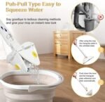 360 Degree Rotatable Multifunctional Triangle Mop, Adjustable Chenille Microfiber Mop Triangular Cleaning Supplies for Dust Wall Glass, Floor, Wall, Gap, Corner, Car Wash - Image 5