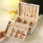 3 Layers Jewelry Boxes for Women, Jewelry Organizer with Drawer