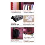 3 Layer Storage Wardrobe 88130 Shelf Rack Fancy N Fold able (Multi Color) - Image 4