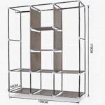 3 Layer Storage Wardrobe 88130 Shelf Rack Fancy N Fold able (Multi Color) - Image 5
