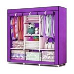 3 Layer Storage Wardrobe 88130 Shelf Rack Fancy N Fold able (Multi Color) - Image 2