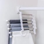 Multifunctional Wardrobe 5 Layers Pants Storage Rack Hangers Holders / KN-366
