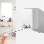 Clothes Drying Rack Invisible Clothesline Retractable Clothes Line Magic Drying Rack No Drilling for Indoor Outdoor Clothes Wall Hanger Drying Rack/Laundry Rack