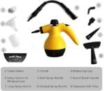 350ml High Pressure Steam Cleaner 1200W Portable Handheld Steam Cleaner with 9 Attachments Perfect for Removing Stains in Car Upholstery Home Kitchen Carpet Sofa - Image 5