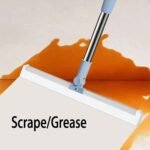 50 cm Multifunctional Magic Broom Floor Squeegee with Long Handle Adjustable and Silicone Strips, Floor Washer with 180 Degree Rotating Squeegee Broom for Cleaning Floor, Bathroom, Kitchen - Image 4