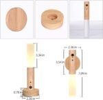 Motion Sensor Night Light USB Rechargeable Wall Light Motion Sensing Night Lights with 3 Lighting Modes Dimmable Light Portable Wall Sconce Night Light Indoor - Image 6