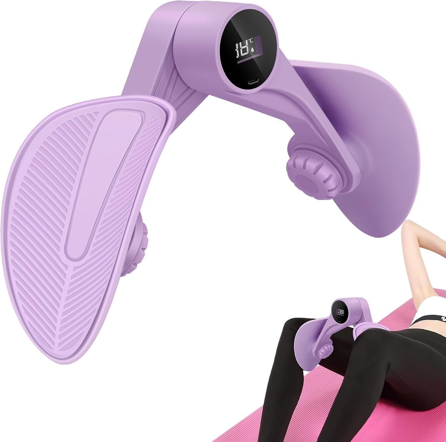 61iRbuOa3GL._AC_SL1500_-1.jpg Pelvic Floor Strengthener for Women, Pelvic Repair Multifunctional Leg Clip Pelvic Floor Trainer Pelvic Hip Pelvic Floor Trainer, Thigh Exerciser for Inner Thigh Hip Arm Leg Back Training - Image 1