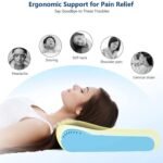 Memory Foam Cervical Contour Medical Pillow for Sleeping Orthopedic Pillows for Neck Back Shoulder Support Pain Relief cusion Soft Firm Pillow (Off White) - Image 7
