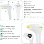 IPL Hair Removal System, Hair Remover 500,000 Flashes Permanent Painless Hair Removal with 2 Flash Modes and 5 Light Intensity for Body Face Armpits - Image 7
