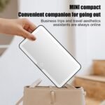 Car Sun Visor Mirror, Rechargeable Car Makeup Mirror with 3 Light Modes, Portable Car Makeup Mirror, Universal Car Interior Cosmetic Mirror for Car Sun Visors, Dimmable Touch Control - Image 5