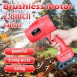 Handheld Mini Cordless Leaf Blower, 24V Battery Leaf Blowers for Lawn Care, Patio, Car Dryer, Blowing Leaves and Dust,Battery Powered 500 CFM 200 MPH