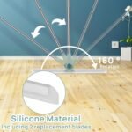 50 cm Multifunctional Magic Broom Floor Squeegee with Long Handle Adjustable and Silicone Strips, Floor Washer with 180 Degree Rotating Squeegee Broom for Cleaning Floor, Bathroom, Kitchen - Image 5