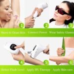 IPL Hair Removal System, Hair Remover 500,000 Flashes Permanent Painless Hair Removal with 2 Flash Modes and 5 Light Intensity for Body Face Armpits - Image 5