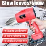 Handheld Mini Cordless Leaf Blower, 24V Battery Leaf Blowers for Lawn Care, Patio, Car Dryer, Blowing Leaves and Dust,Battery Powered 500 CFM 200 MPH - Image 3