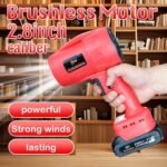 Handheld Mini Cordless Leaf Blower, 24V Battery Leaf Blowers for Lawn Care, Patio, Car Dryer, Blowing Leaves and Dust,Battery Powered 500 CFM 200 MPH - Image 2