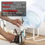 3-5 Gallon Water Bottle Stand and Dispenser,Non Slip Water Bottle Drink Canteen with Spout | Fits Non-Threaded Water Bottle Mouth with 55mm Diameter Buogint - Image 2