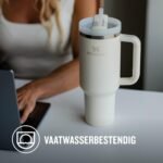 Stanley Quencher H2.0 Flowstate Tumbler 1.2L - 11 Hours Cold - 48 Hours With Ice - Drinking Bottle With Straw, Handle And Lid - Dishwasher Safe - Thermos Cup For Cold Drinks - Image 3