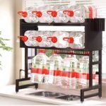 Mugath Over The Sink Dish Drainer Drying Rack, (85 Cm) 2 Tier Adjustable Height Large Dish Racks with Cover Over The Counter Metal Dish Drying Rack for Kitchen Sink Shelf (Cabinet Dish Rack) - Image 7
