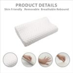 Memory Foam Cervical Contour Medical Pillow for Sleeping Orthopedic Pillows for Neck Back Shoulder Support Pain Relief cusion Soft Firm Pillow (Off White) - Image 16