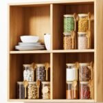 Glass Jars with Bamboo Lid and Spoon, Bamboo Lid Storage Jar Containers for Coffee Beans, Spice, Brown Sugar, Tea, Flour, Nuts, Candy, Salts and More - Image 5