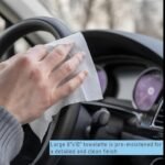 40pcs Car Cleaning Wipes, Auto Detailing & Cleaning Wipes, Disposable, Non-Woven Automotive Cleaning Wipes for Interior & Exterior (18*15.5CM)