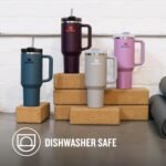 Stanley Quencher H2.0 Flowstate Tumbler 1.2L - 11 Hours Cold - 48 Hours With Ice - Drinking Bottle With Straw, Handle And Lid - Dishwasher Safe - Thermos Cup For Cold Drinks