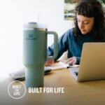 Stanley Quencher H2.0 Flowstate Tumbler 1.2L - 11 Hours Cold - 48 Hours With Ice - Drinking Bottle With Straw, Handle And Lid - Dishwasher Safe - Thermos Cup For Cold Drinks - Image 16