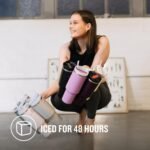 Stanley Quencher H2.0 Flowstate Tumbler 1.2L - 11 Hours Cold - 48 Hours With Ice - Drinking Bottle With Straw, Handle And Lid - Dishwasher Safe - Thermos Cup For Cold Drinks - Image 21