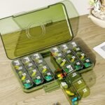 Weekly Pill Organizer 7 Day, 3 Times a Day | Portable Travel Pill Box with Compartments | Moisture-Proof Medicine Case for Vitamin, Pills, Supplements - Image 2