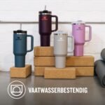 Stanley Quencher H2.0 Flowstate Tumbler 1.2L - 11 Hours Cold - 48 Hours With Ice - Drinking Bottle With Straw, Handle And Lid - Dishwasher Safe - Thermos Cup For Cold Drinks - Image 11