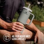 Stanley Quencher H2.0 Flowstate Tumbler 1.2L - 11 Hours Cold - 48 Hours With Ice - Drinking Bottle With Straw, Handle And Lid - Dishwasher Safe - Thermos Cup For Cold Drinks - Image 13