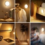 LED Motion Sensor Wireless Body Induction Lamp Rechargeable Night Light Bedroom Washroom Lighting Decor Indoor Lights with USB Charging - Image 7