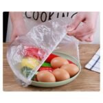 100pcs Disposable Food Bowl Cover Bag Storage Bag Dust Fresh Keeping Bags Kitchen Food Multifunctional Use - Image 3