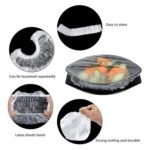 100pcs Disposable Food Bowl Cover Bag Storage Bag Dust Fresh Keeping Bags Kitchen Food Multifunctional Use - Image 15