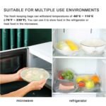 100pcs Disposable Food Bowl Cover Bag Storage Bag Dust Fresh Keeping Bags Kitchen Food Multifunctional Use - Image 16