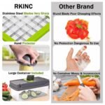 Super and Professional Multifunctional Vegetable Cutter Food Cutter Potato Cutter, Egg Separator Slicer - Image 12