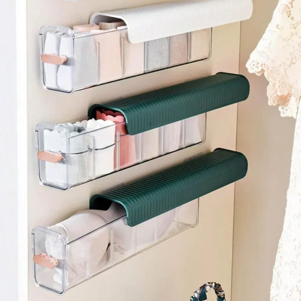 Transparent Underwear Storage Box Panties Socks Closet Bedroom Organizer