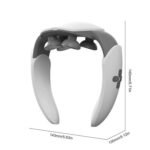 Hot Compress Neck Massager, EMS Pulse, Cervical Massage Machine, Neck Pain Relief, Muscle Relaxation / KH-960 - Image 2