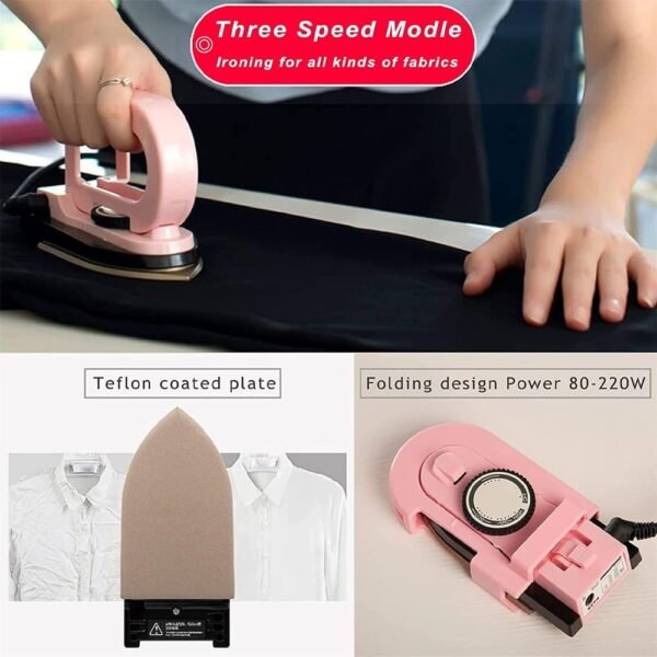 Hanging Electric Clothes Iron Removable Handle Folding Electric Iron For Travel