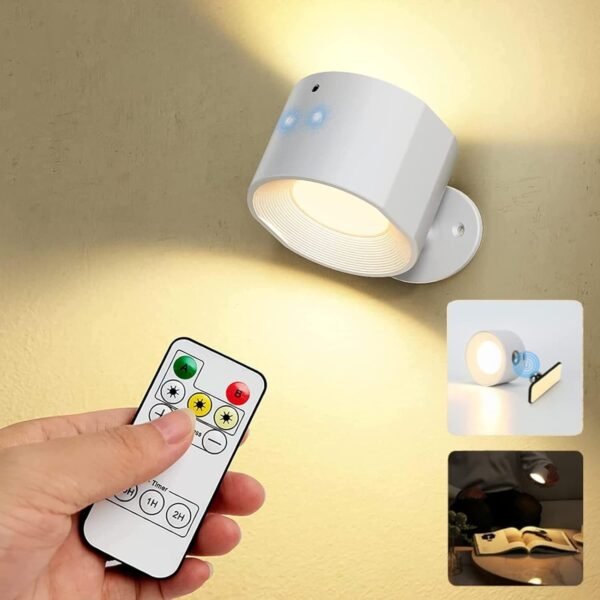 Wall Mount Bracket Light USB Rechargeable