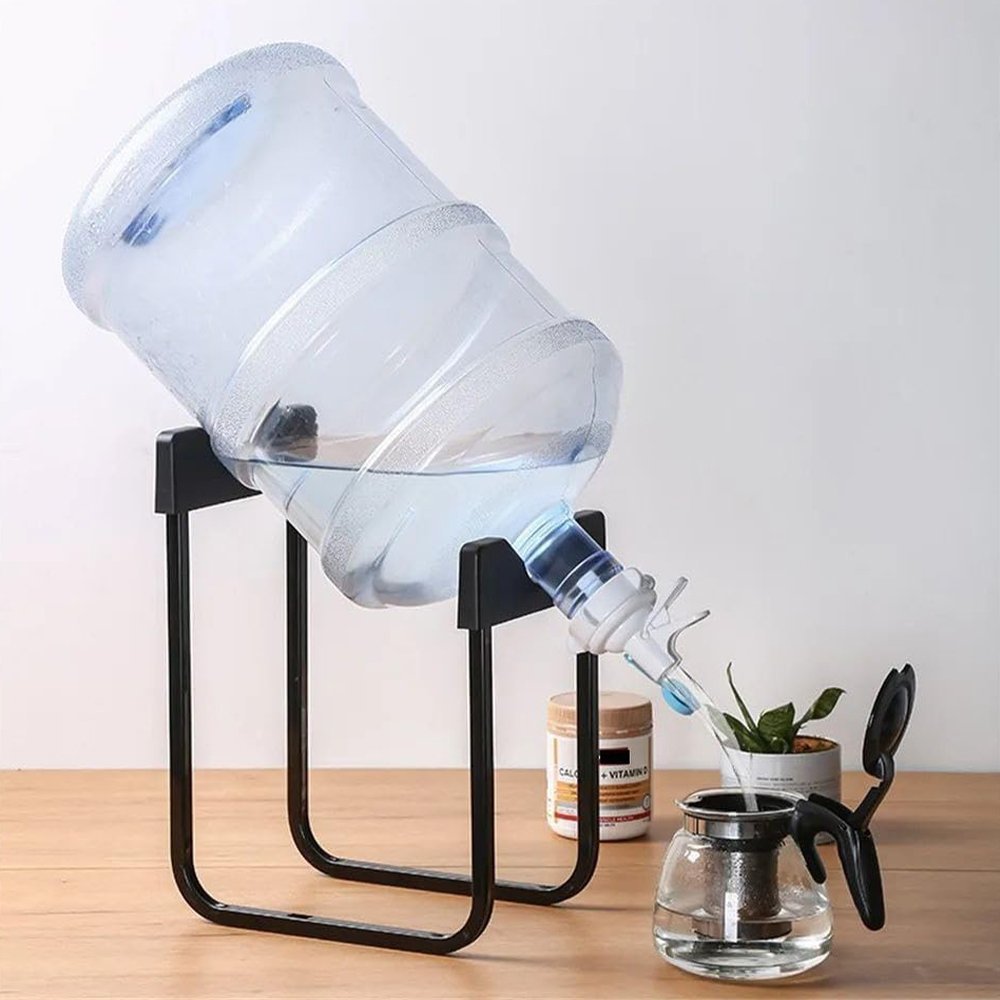 WhatsAppImage2025-07-07at11.05.44AM-1.jpg 3-5 Gallon Water Bottle Stand and Dispenser,Non Slip Water Bottle Drink Canteen with Spout | Fits Non-Threaded Water Bottle Mouth with 55mm Diameter Buogint - Image 1